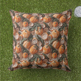 Crochet Oranges Citrus Fruit  Buitenkussen