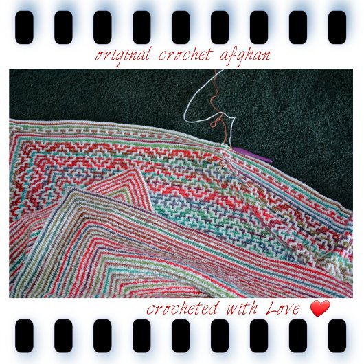 Crochet Pattern Colorful Legpuzzel