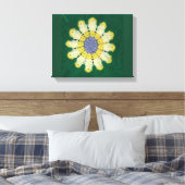Crochet Pattern - Daisy Canvas Afdruk (Insitu (Slaapkamer))