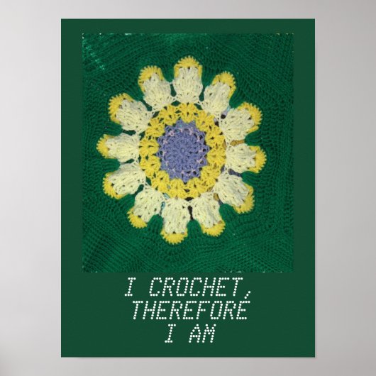 Crochet Pattern - Daisy Poster (Voorkant)