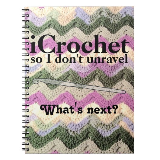 Crochet Project-laptop Notitieboek (Voorkant)