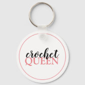 Crochet Queen Script Sleutelhanger (Voorkant)