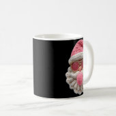 Crochet Santa Blowing Bubble Gum Christmas Girly K Koffiemok (Voorkant rechts)