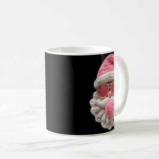 Crochet Santa Blowing Bubble Gum Christmas Girly K Koffiemok (Voorkant rechts)