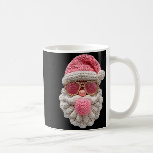 Crochet Santa Blowing Bubble Gum Christmas Girly K Koffiemok (Rechts)