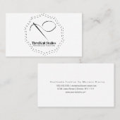 Crochet Seamstress Naaldle Logo Visitekaartje (Voorkant / Achterkant)