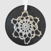 Crochet Snowflake Ornament (achterkant)