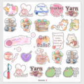 Crochet Sticker Assortment (Vel)
