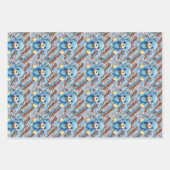 Crochet Teddy Bear Baby Shower Inpakpapier Vel (Voorkant)