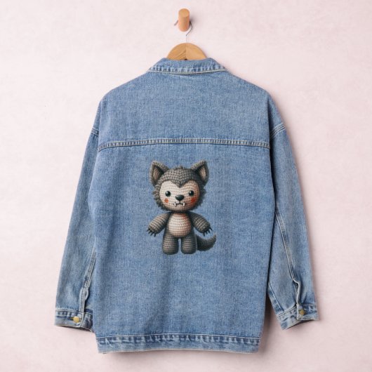 Crochet Werewolf Denim Jacket (Hangar)