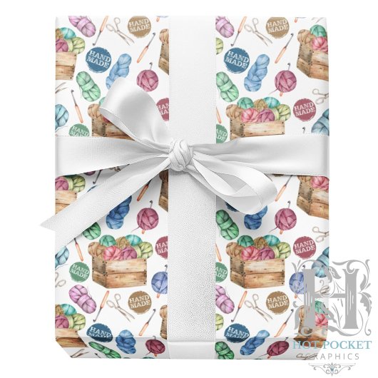 Crochet Wrapping Paper Cadeaupapier