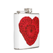 Crochet Yarn Heart Handmade Heupfles (Rechts)