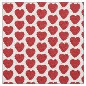 Crochet Yarn Heart Red Craft Stof (Swatch)