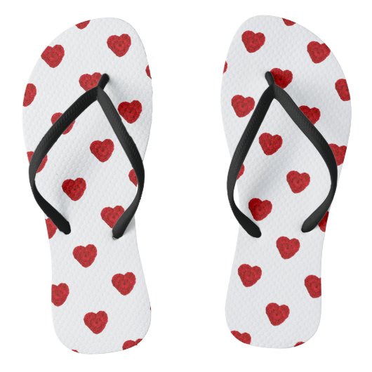 Crochet Yarn Hearts Handmade Crafts Small Teenslippers (Voetbed)