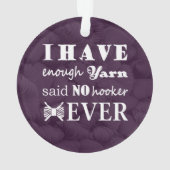 Crochet - Yarn Hoarder Crafts Dark Ornament (achterkant)