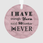 Crochet - Yarn Hoarder Crafts Ornament (achterkant)