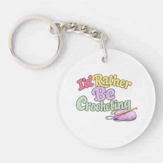 Crochet Yarn Lover Sleutelhanger