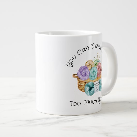 Crochet Yarn Persoonlijk Grote Koffiekop (Voorkant rechts)