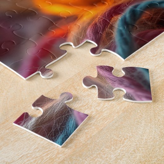 crocheted snail legpuzzel (Zijkant)