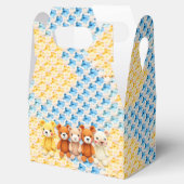 Crocheted Stuffed Animals Blue and Yellow Bedankdoosjes (Geopend)