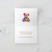 Crocheted Stuffed Animals Thank You Bedankkaart (Binnen)