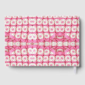  Crocheted Teddy Bear Girl's Baby Shower Gastenboek (Achterkant)