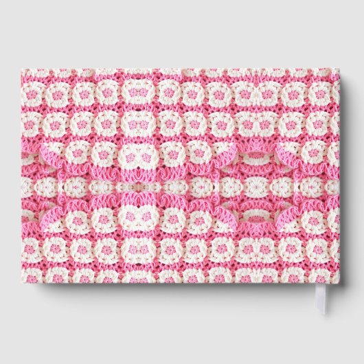  Crocheted Teddy Bear Girl's Baby Shower Gastenboek (Achterkant)