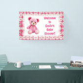  Crocheted Teddy Bear Girl's Baby Shower Spandoek (Beurs)