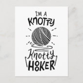 Crocheting Briefkaart (Voorkant)