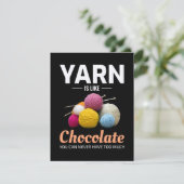 Crocheting Crochet Chocolate Knitting Crochet Bedankkaart (Staand voorkant)
