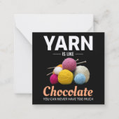 Crocheting Crochet Chocolate Knitting Crochet Notitiekaartje (Voorkant)