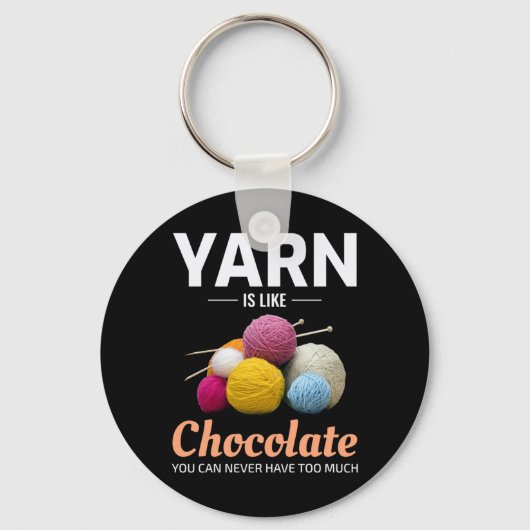 Crocheting Crochet Chocolate Knitting Crochet Sleutelhanger (Voorkant)