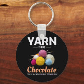 Crocheting Crochet Chocolate Knitting Crochet Sleutelhanger (Voorkant)