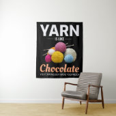 Crocheting Crochet Chocolate Knitting Crochet Wandkleed (In situ)