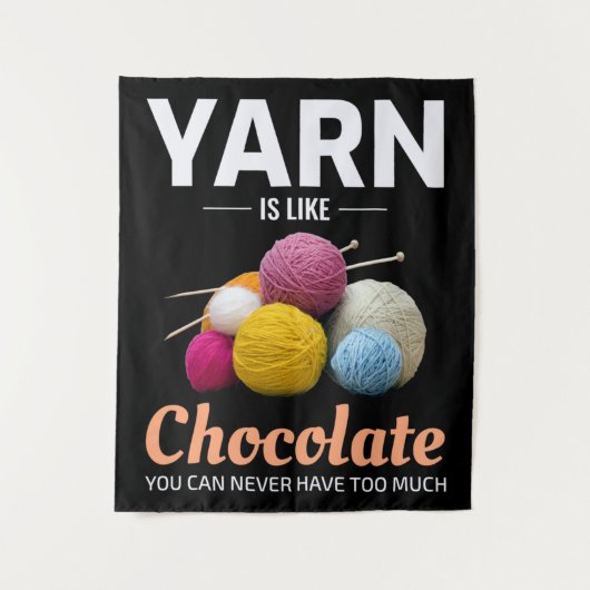 Crocheting Crochet Chocolate Knitting Crochet Wandkleed (Voorkant)