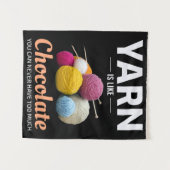 Crocheting Crochet Chocolate Knitting Crochet Wandkleed (Voorkant (horizontaal))