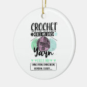 Crocheting - Crochet vult mijn dagen in Keramisch Ornament (Links)