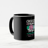 Crocheting - Crochet vult mijn dagen in Mok (Voorkant links)