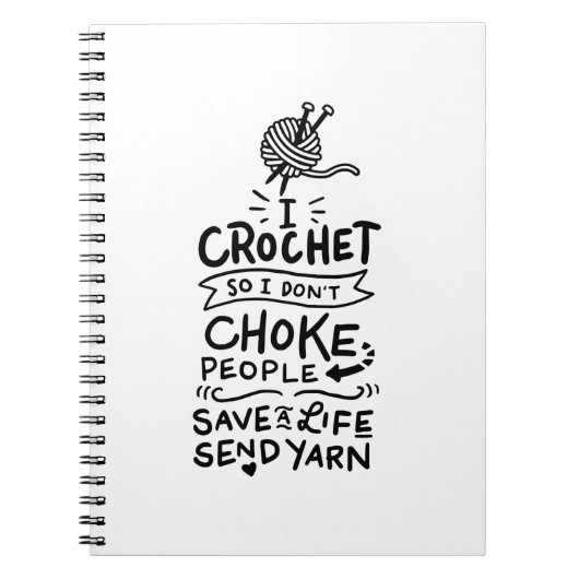 Crocheting Crochet Wool Notitieboek (Voorkant)