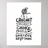 Crocheting Crochet Wool Poster (Voorkant)