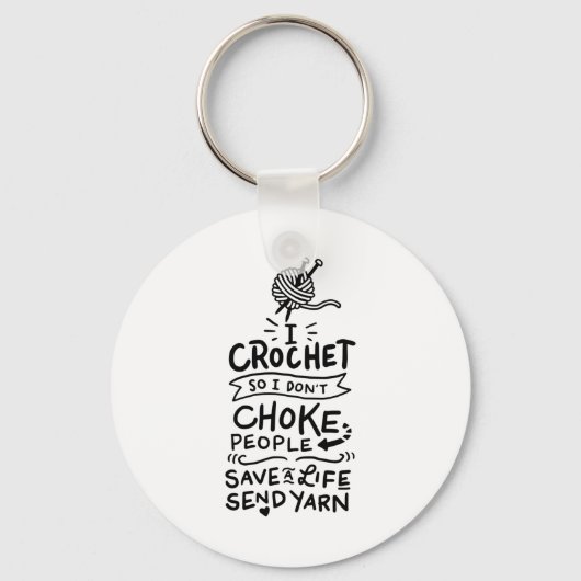 Crocheting Crochet Wool Sleutelhanger (Voorkant)