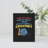 Crocheting Crochet Yarn Briefkaart (Staand voorkant)