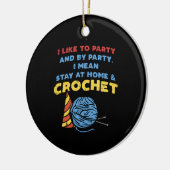 Crocheting Crochet Yarn Keramisch Ornament (Links)