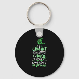 Crocheting Crocheter Gift Sleutelhanger