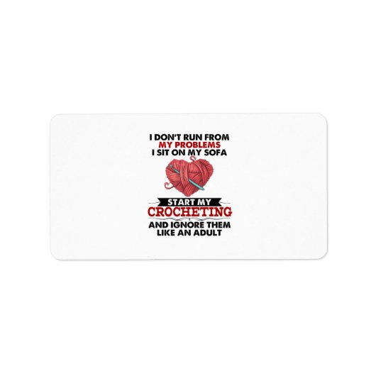 Crocheting Etiket (Voorkant)