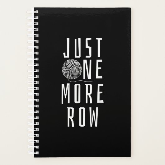 Crocheting Funny Gezegde Yarn Gift Planner (Voorkant)