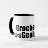 Crocheting Genius DNA Merchandise Mok (Voorkant links)