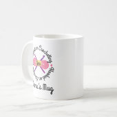 Crocheting Gift Crochet Hook Yarn Koffiemok (Voorkant links)