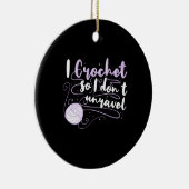 Crocheting Gifts Keramisch Ornament (Rechts)