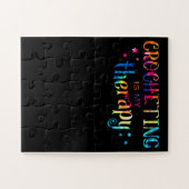 Crocheting is mijn verkrachting legpuzzel (Horizontaal)